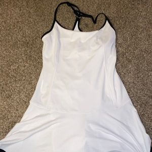 Tennis dress with built in shorts and bra